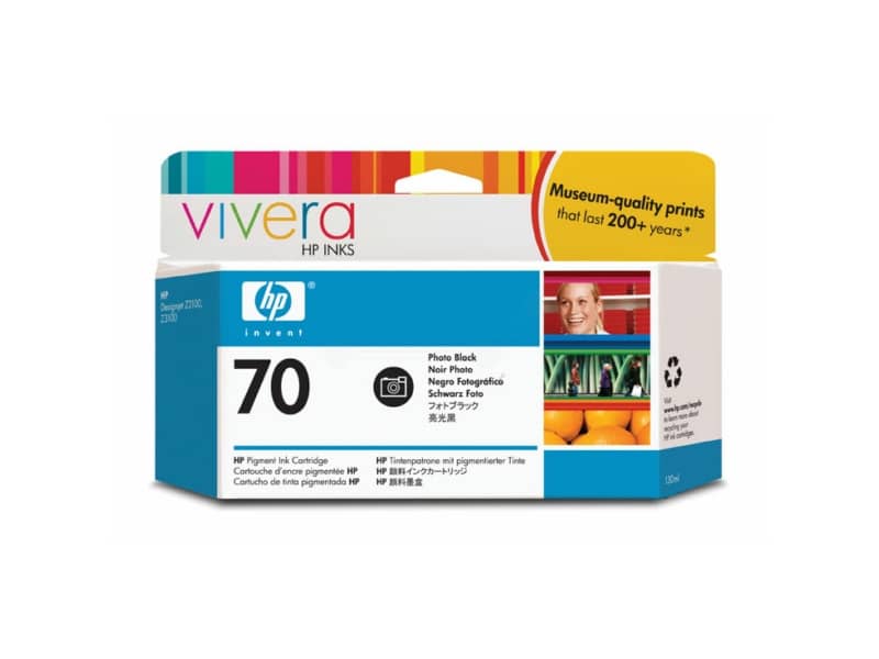 Cartuccia inkjet ink pigmentato 70 HP nero fotografico C9449A