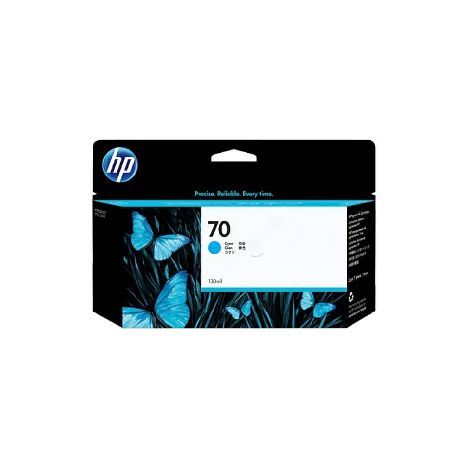 Cartuccia inkjet ink pigmentato 70 HP ciano C9452A