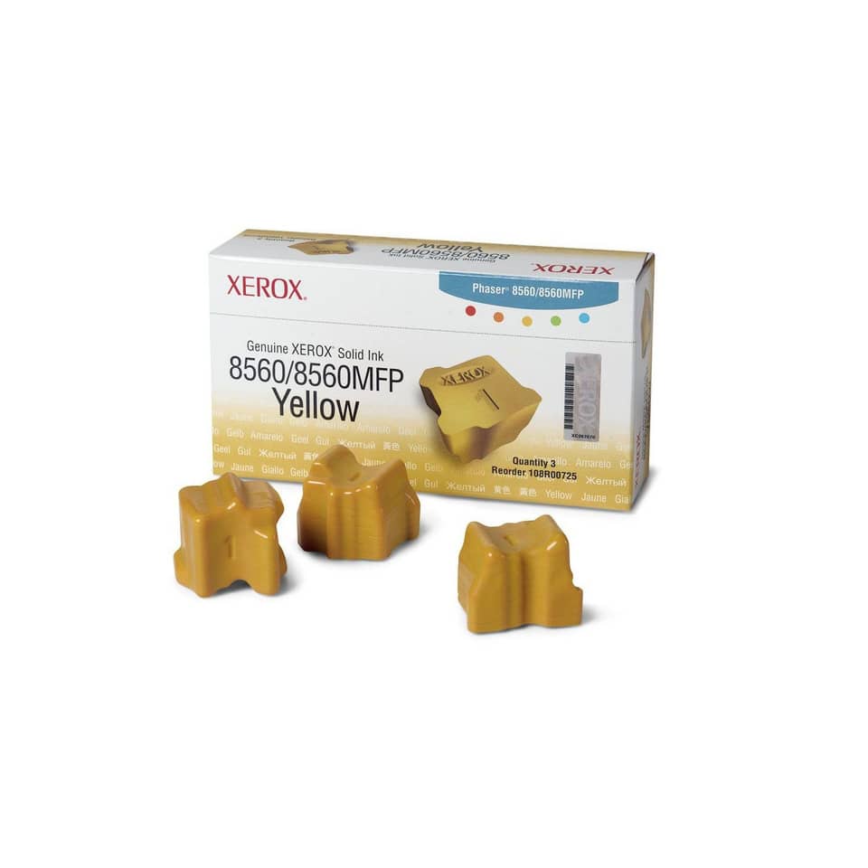 Stick solid ink Xerox giallo  Conf. 3 - 108R00725