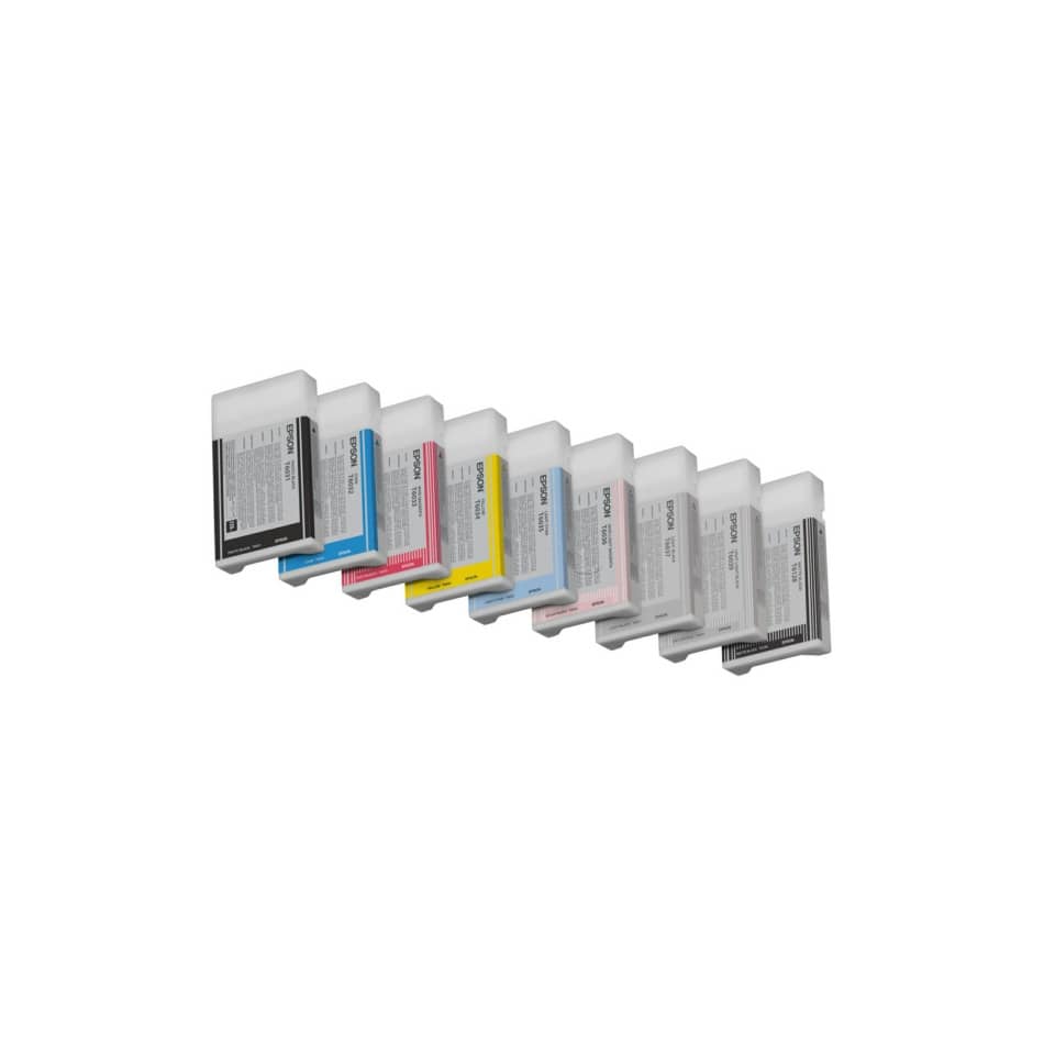 Cartuccia inkjet alta capacità ink pigmentato T6037 Epson nero chiaro C13T603700