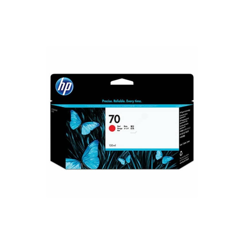 Cartuccia inkjet ink pigmentato 70 HP rosso C9456A