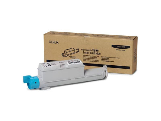 Toner alta capacità Xerox ciano 106R01218