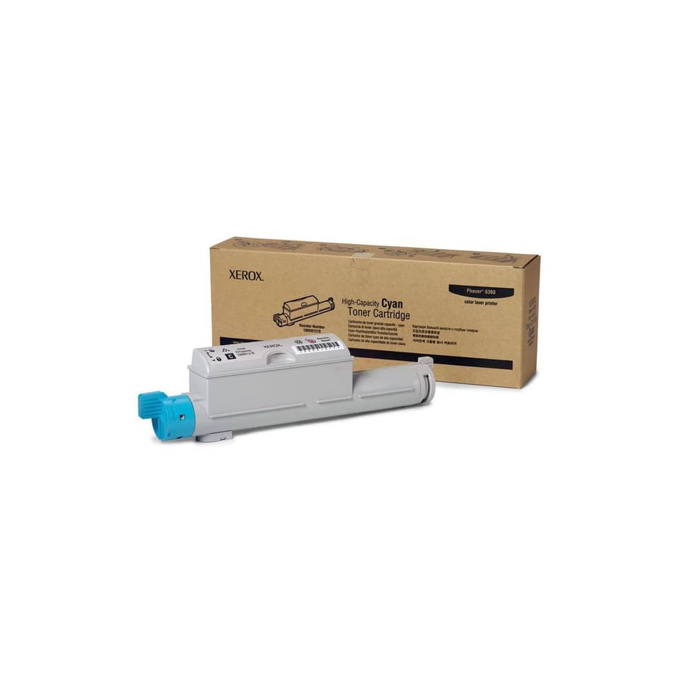 Toner alta capacità Xerox ciano  106R01218