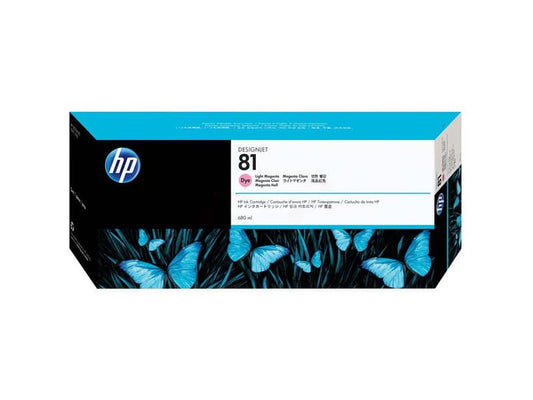 Cartuccia inkjet dye 81 HP magenta chiaro standard C4935A