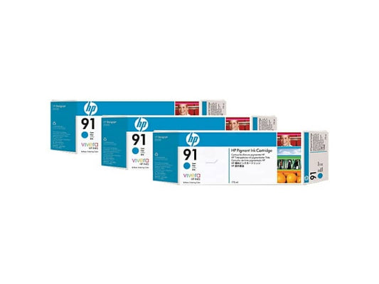 Cartucce inkjet 91 HP ciano  Conf. 3 - C9483A