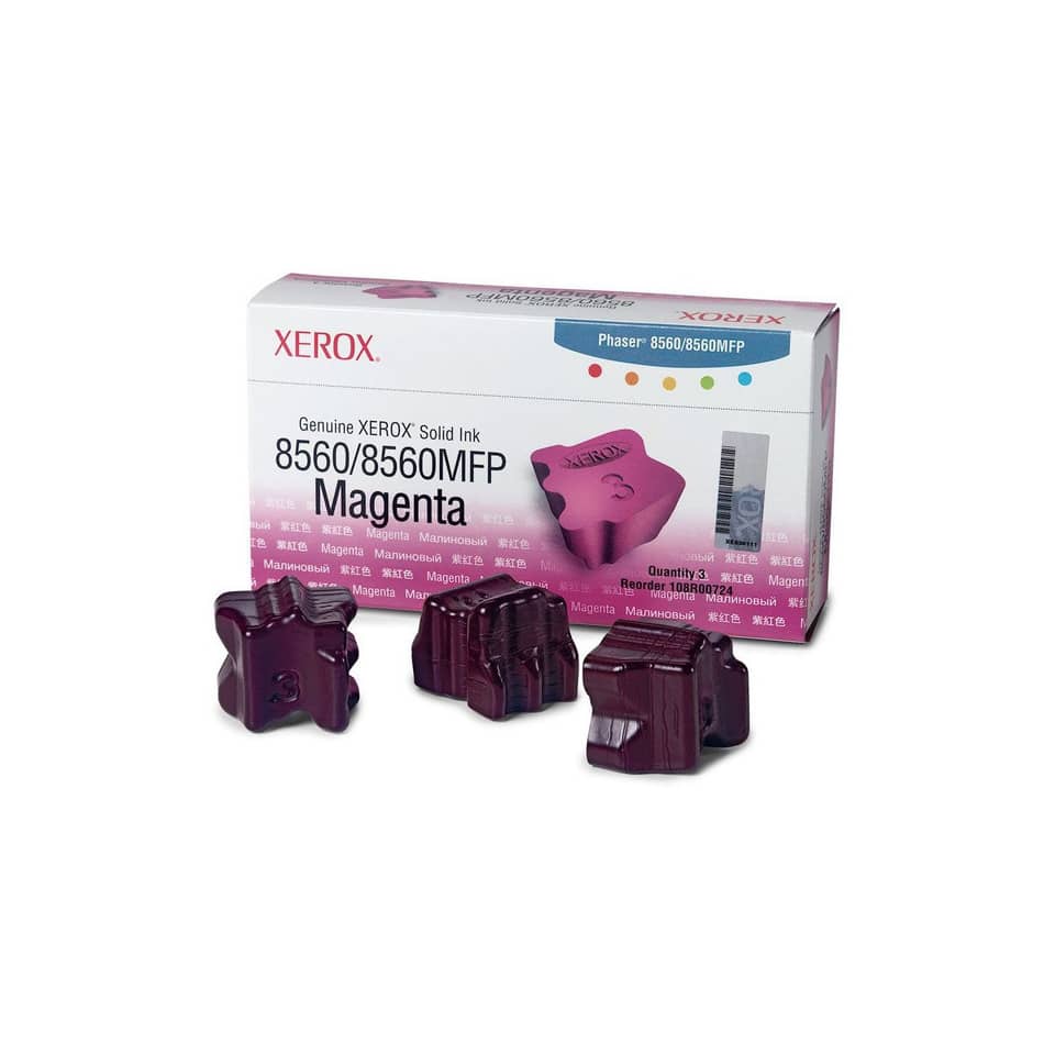Stick solid ink Xerox magenta  Conf. 3 - 108R00724