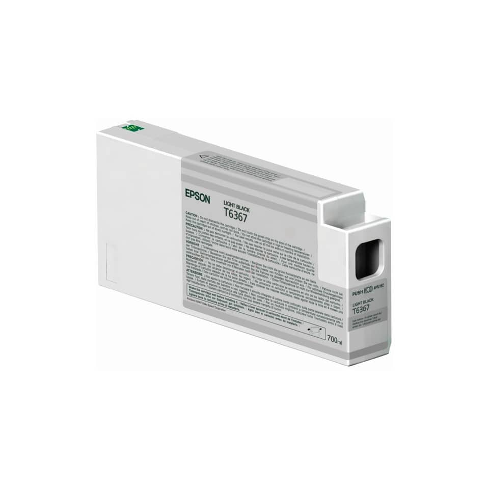Cartuccia inkjet alta capacità ink pigmentato T6367 Epson nero chiaro C13T636700