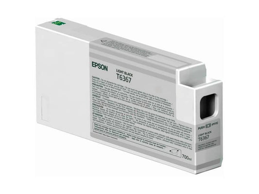 Cartuccia inkjet alta capacità ink pigmentato T6367 Epson nero chiaro C13T636700