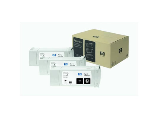 cartucce inkjet dye 83 HP nero  Conf. 3 - C5072A
