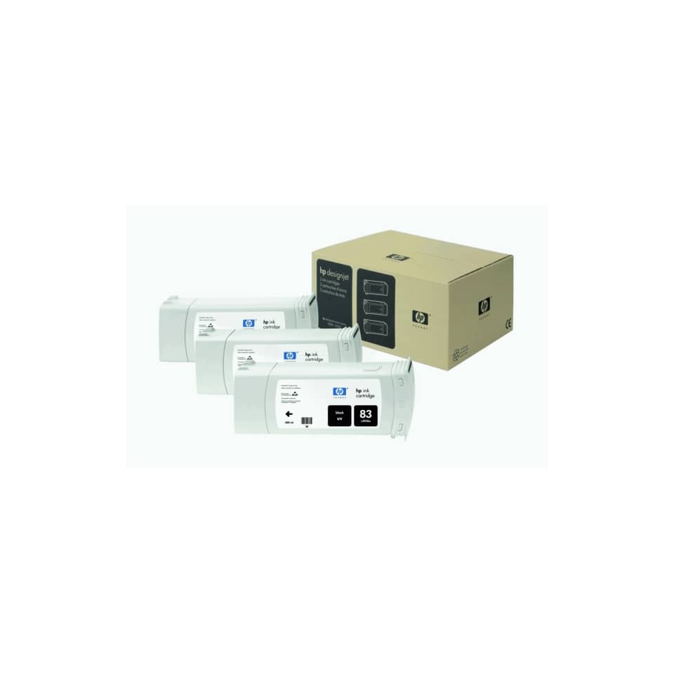 cartucce inkjet dye 83 HP nero  Conf. 3 - C5072A