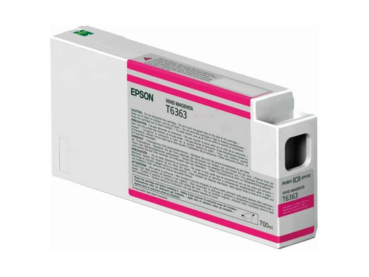 Cartuccia inkjet alta capacità ink pigmentato T6363 Epson magenta C13T636300
