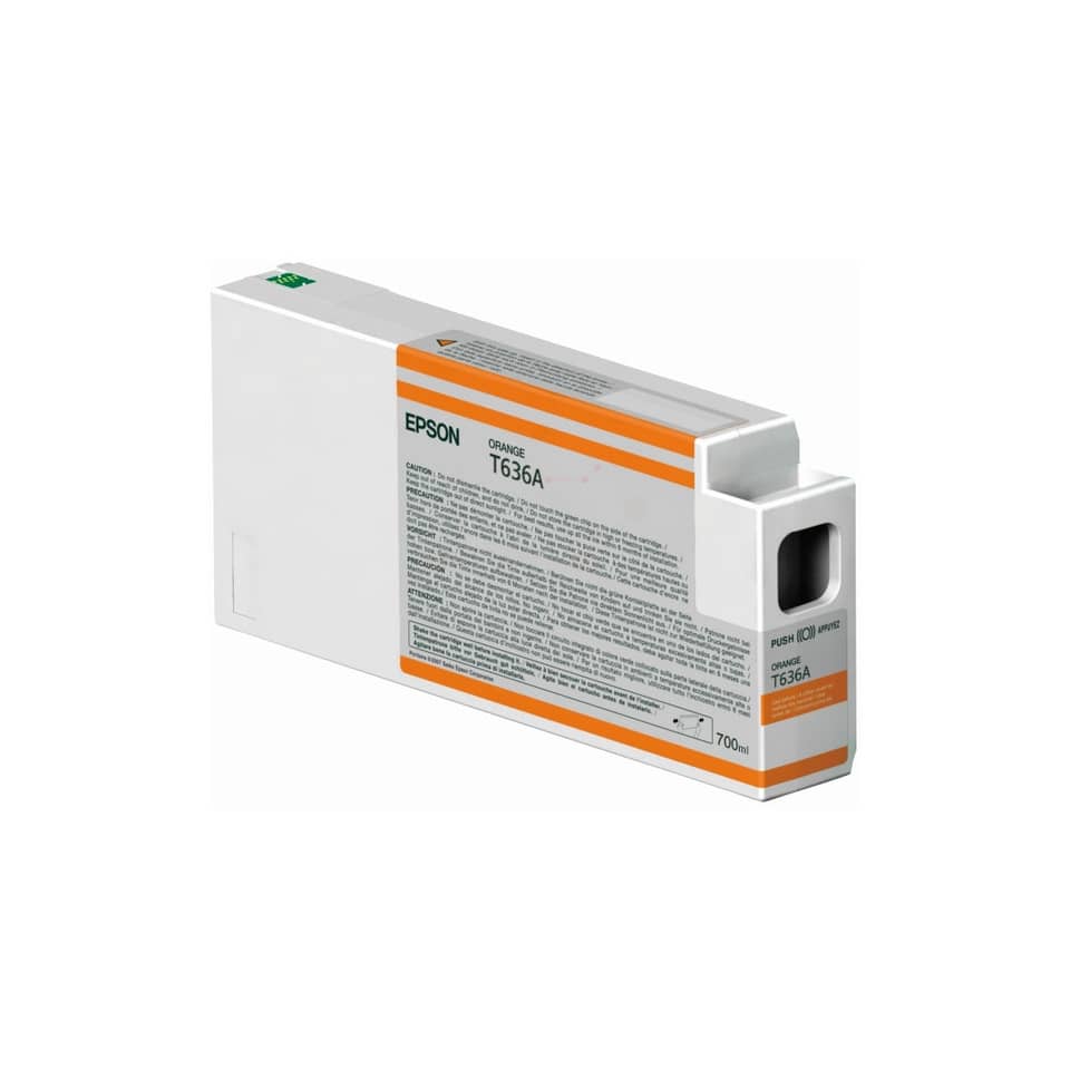 Cartuccia inkjet alta capacità ink pigmentato T636A Epson arancio C13T636A00