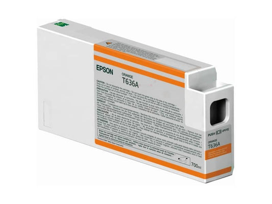 Cartuccia inkjet alta capacità ink pigmentato T636A Epson arancio C13T636A00