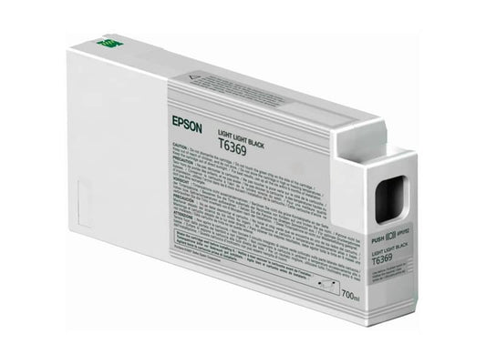 Cartuccia inkjet alta capacità ink pigmentato T6369 Epson nero chiaro-chiaro - C13T636900