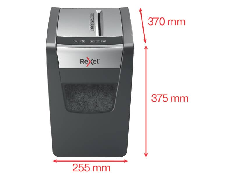 Distruggidocumenti uso moderato Rexel Momentum X312-SL Slimline - P-3 - 23 L taglio a frammenti 5x42 mm - 2104574EU
