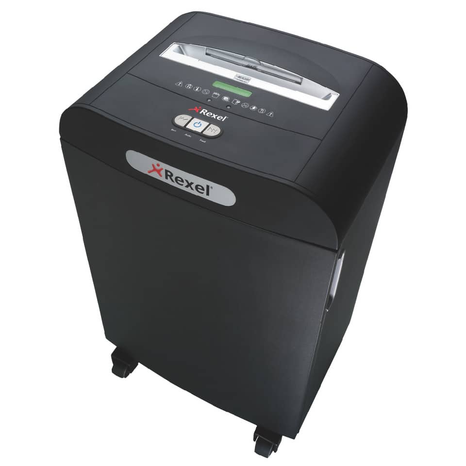Distruggidocumenti uso frequente Rexel Mercury RDX1850 P-3 50 L - taglio a frammenti 4x45 mm nero - 2102421EU