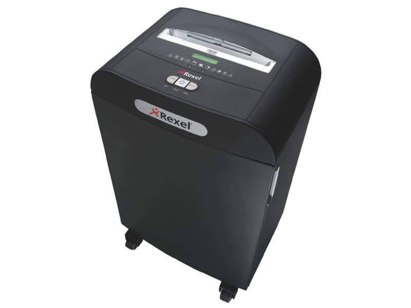 Distruggidocumenti uso frequente Rexel Mercury RDX1850 P-3 50 L - taglio a frammenti 4x45 mm nero - 2102421EU