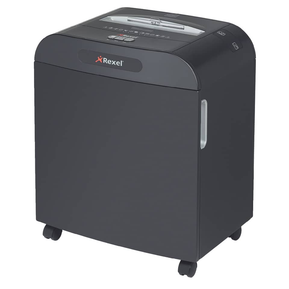 Distruggidocumenti uso frequente Rexel Mercury RDX1850 P-3 50 L - taglio a frammenti 4x45 mm nero - 2102421EU
