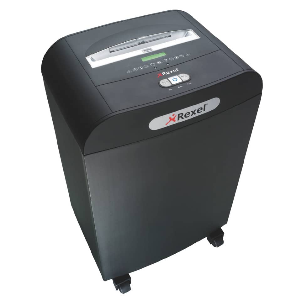 Distruggidocumenti uso frequente Rexel Mercury RDX1850 P-3 50 L - taglio a frammenti 4x45 mm nero - 2102421EU