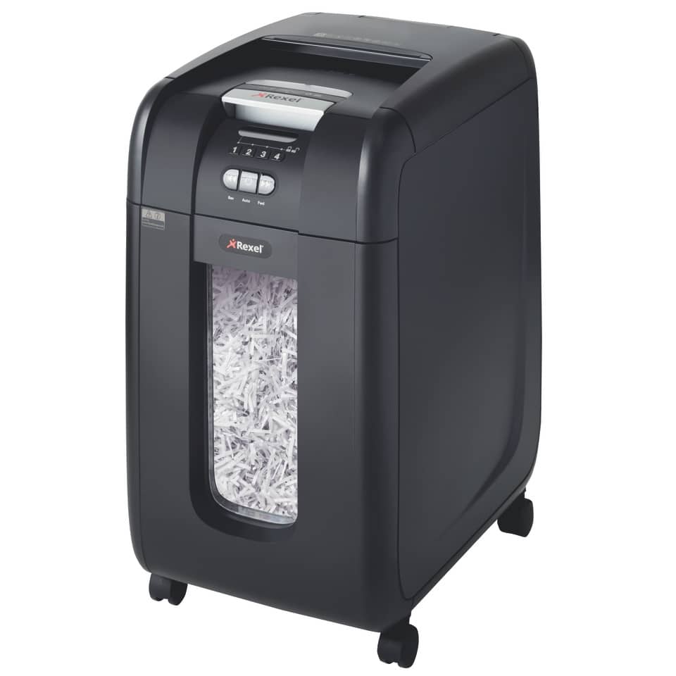Distruggidocumenti ad alimentazione automatica Rexel Auto+300X Smartech P-4 40 L taglio frammenti 4x40 mm 2103250EUS