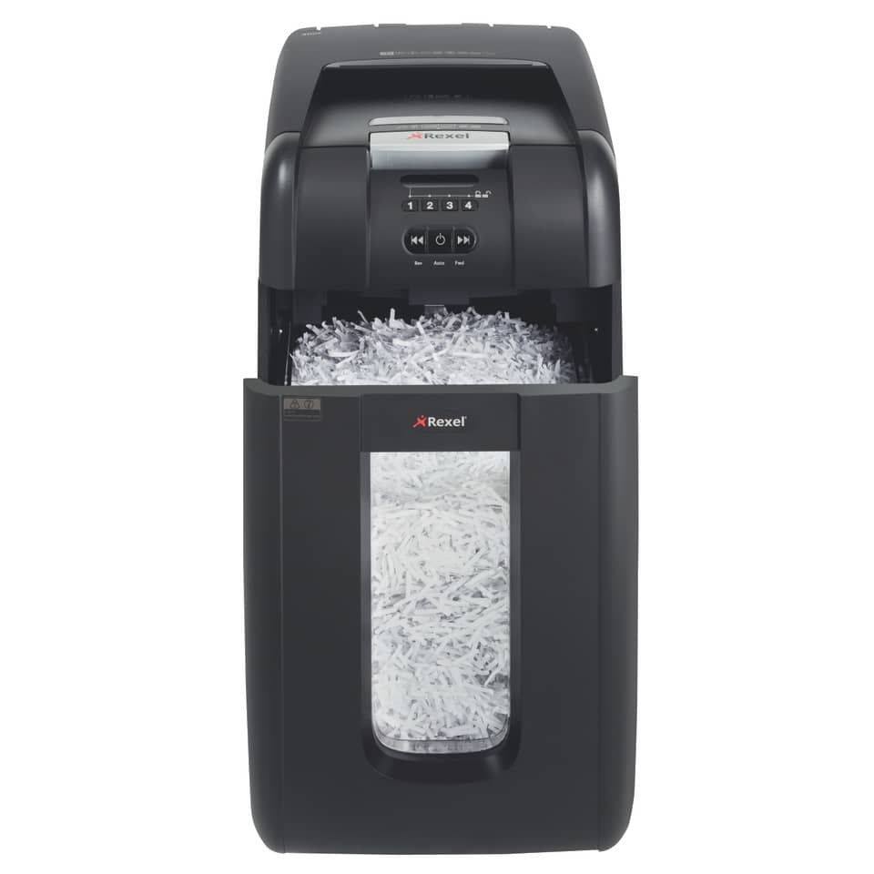Distruggidocumenti ad alimentazione automatica Rexel Auto+300X Smartech P-4 40 L taglio frammenti 4x40 mm 2103250EUS