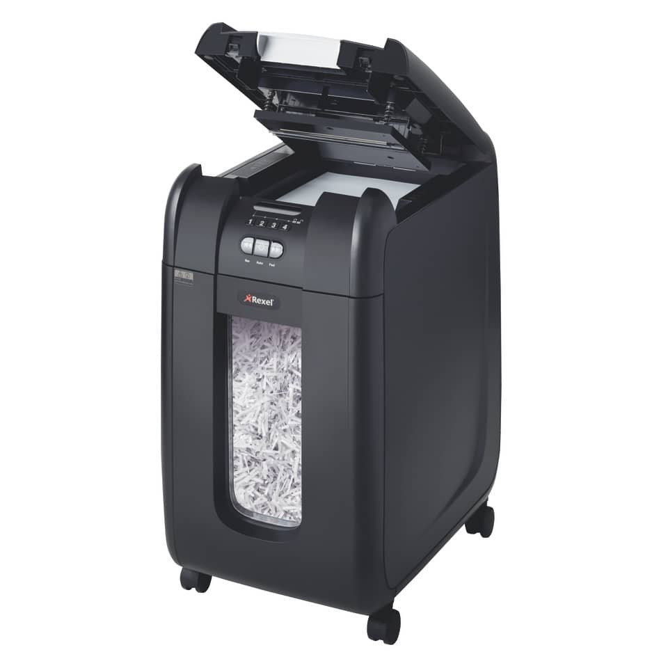 Distruggidocumenti ad alimentazione automatica Rexel Auto+300X Smartech P-4 40 L taglio frammenti 4x40 mm 2103250EUS