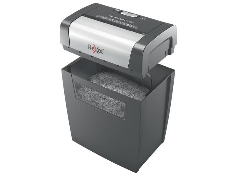 Distruggidocumenti uso moderato Rexel Momentum X308 - P-3 - 15 L - taglio a frammenti 5x42 mm - 2104570EU