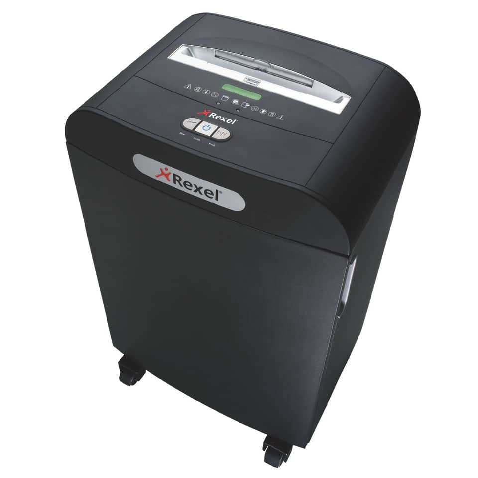 Distruggidocumenti uso frequente Rexel Mercury RDX2070 P-3 70 L - taglio a frammenti 4x45 mm - nero - 2102437EU