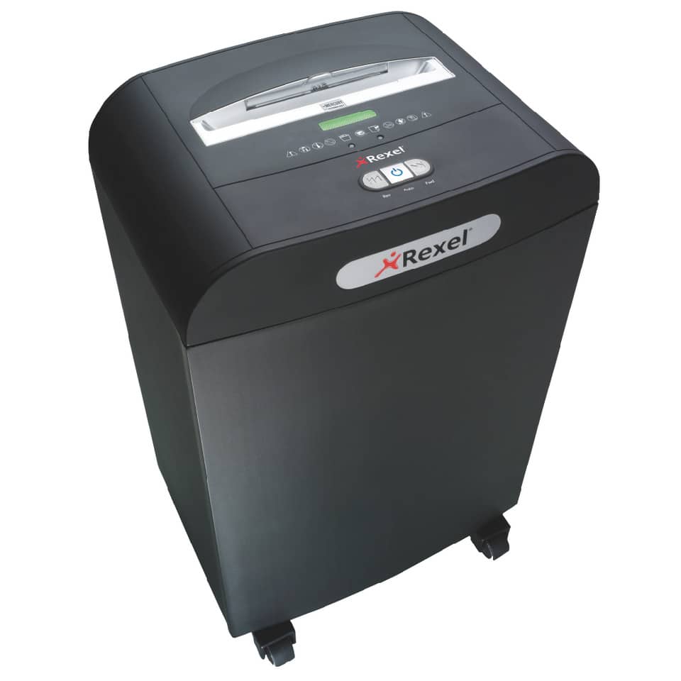 Distruggidocumenti uso frequente Rexel Mercury RDX2070 P-3 70 L - taglio a frammenti 4x45 mm - nero - 2102437EU