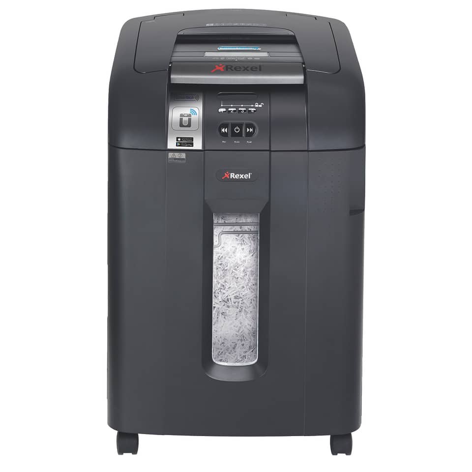 Distruggidocumenti ad alimentazione automatica Rexel Auto+600X Smartech P-4 80 L taglio frammenti 4x40 mm 2103500EUS