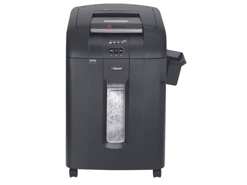 Distruggidocumenti ad alimentazione automatica Rexel Auto+600X P-4 80 L taglio a frammenti 4x40 mm - 2103500EUA