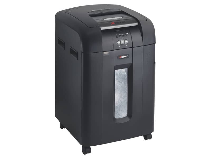 Distruggidocumenti ad alimentazione automatica Rexel Auto+600X P-4 80 L taglio a frammenti 4x40 mm - 2103500EUA