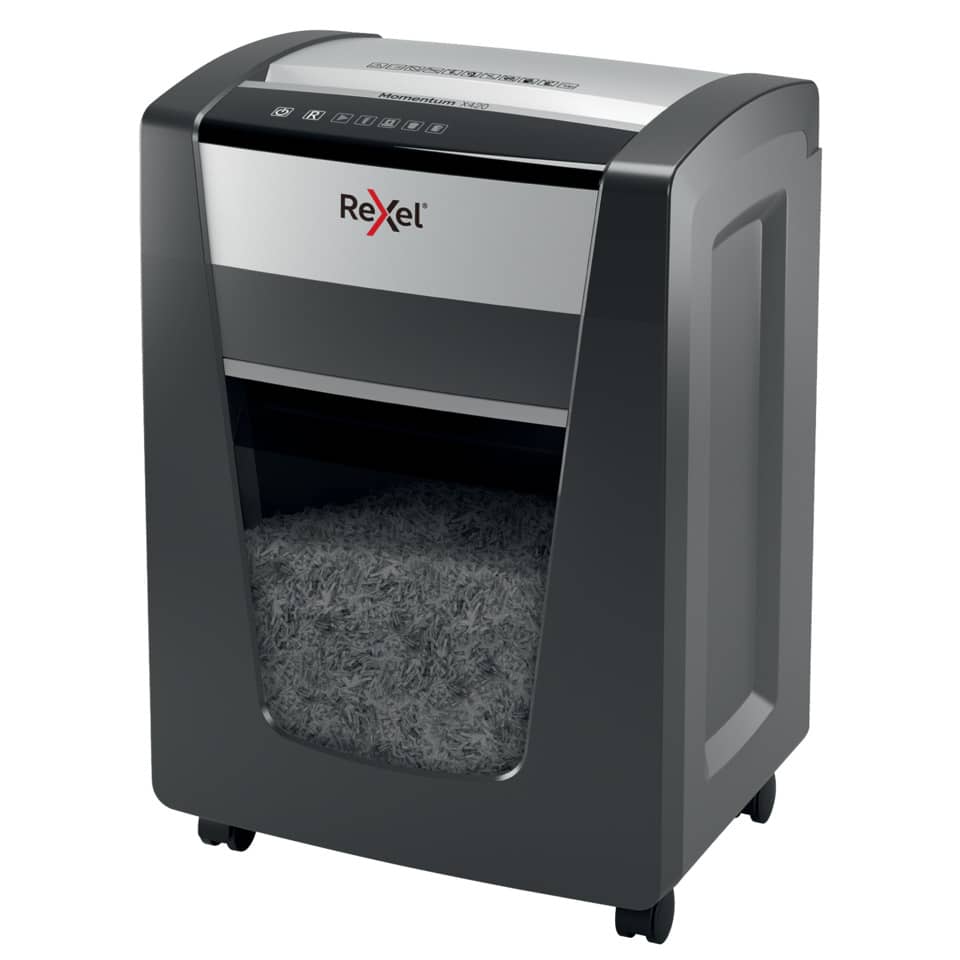 Distruggidocumenti uso moderato Rexel Momentum X420 taglio a frammenti 2104578EU