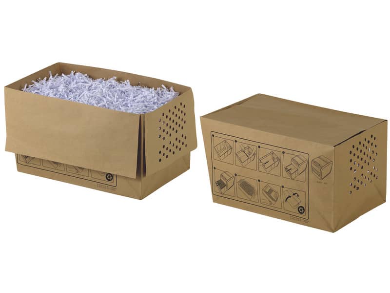 Sacchetti riciclabili sfrido per distruggidocumenti  Rexel Auto+ 80X 20 L conf. da 20 - 1765028EU