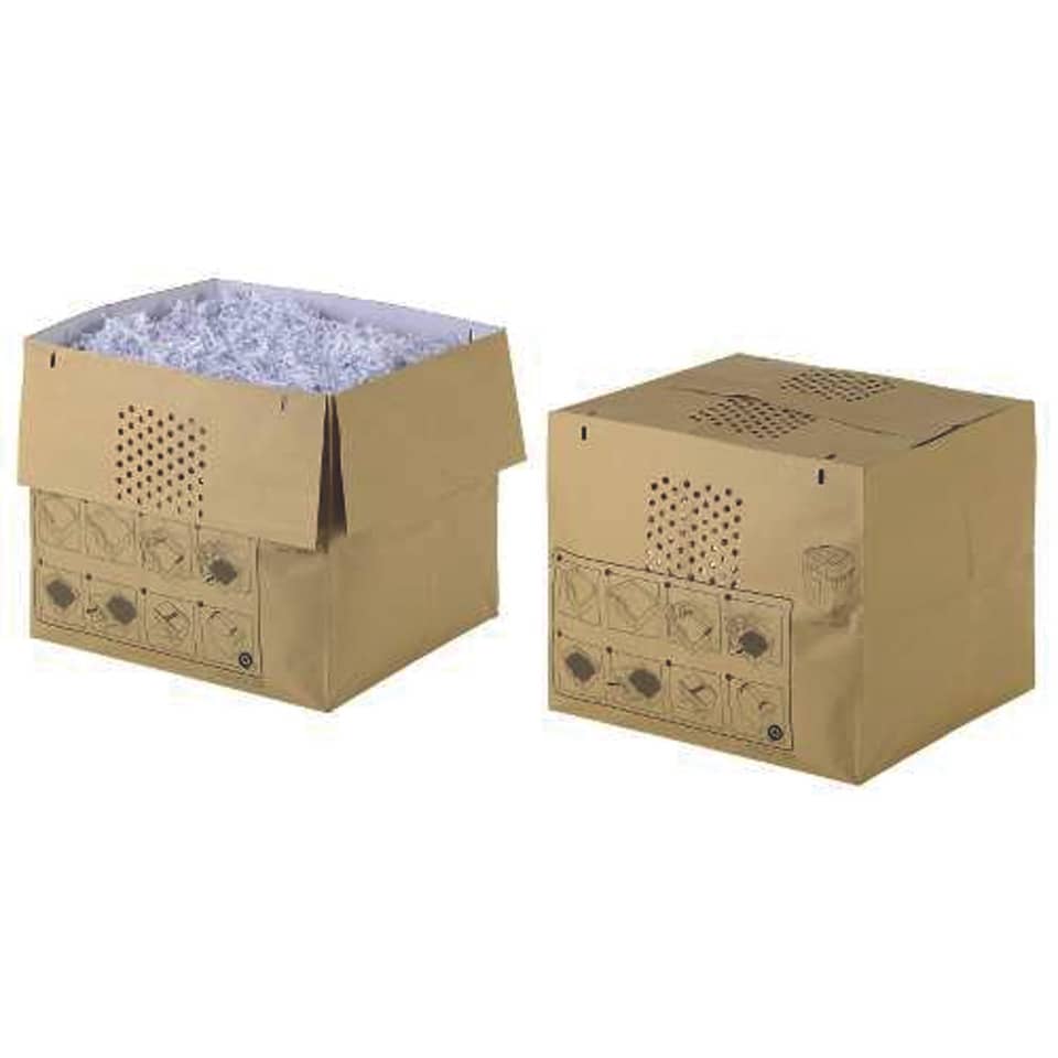 Sacchetti riciclabili sfrido per distruggidocumenti Rexel Auto+ 200X 32 L conf. da 20 - 1765031EU