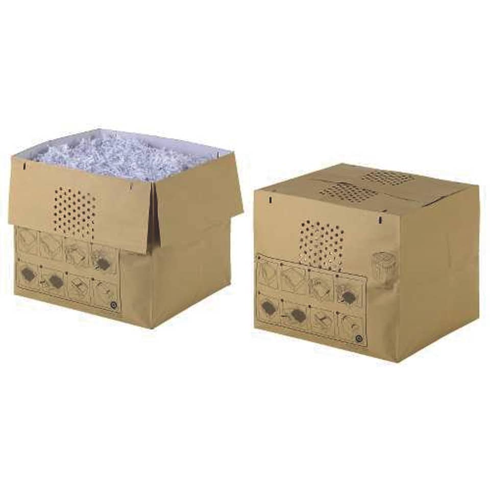 Sacchetti riciclabili sfrido per distruggidocumenti Rexel Auto+ 80 L conf. da 50 - 2105902