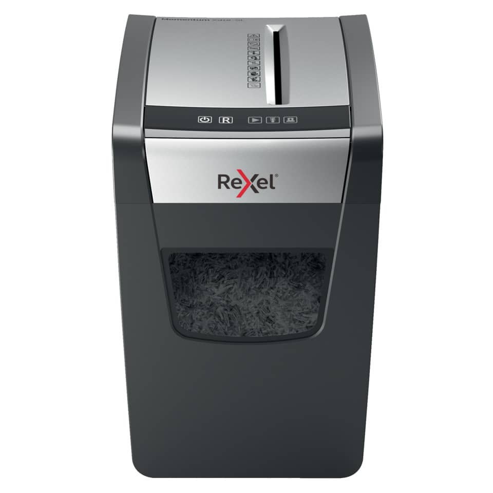 Distruggidocumenti uso moderato Rexel Momentum X312-SL Slimline - P-3 - 23 L taglio a frammenti 5x42 mm - 2104574EU
