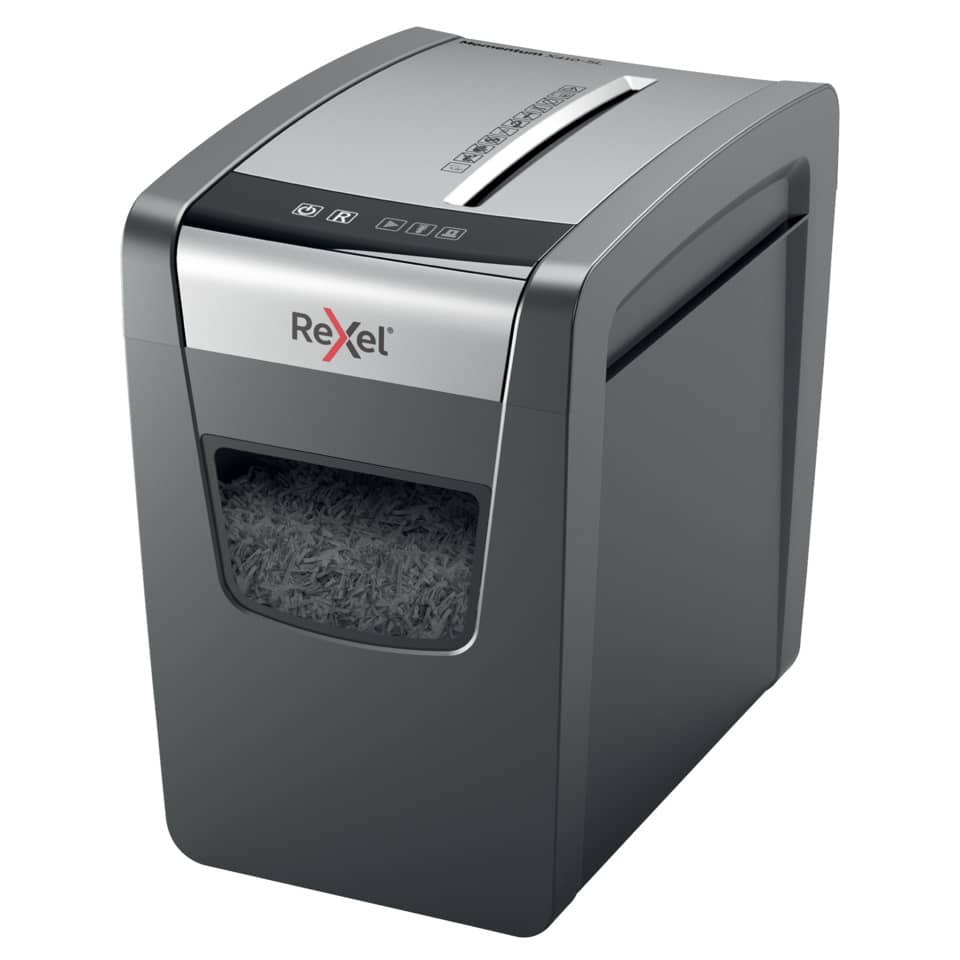 Distruggidocumenti uso moderato Rexel Momentum X410-SL Slimline P-4 - 23 L- taglio a frammenti 4x28 mm - 2104573EU