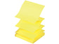 Foglietti riposizionabili a fisarmonica Q-Connect Z-Notes 70 g/m² giallo neon 76x76 mm  6 blocc. da 100 ff - KF16575