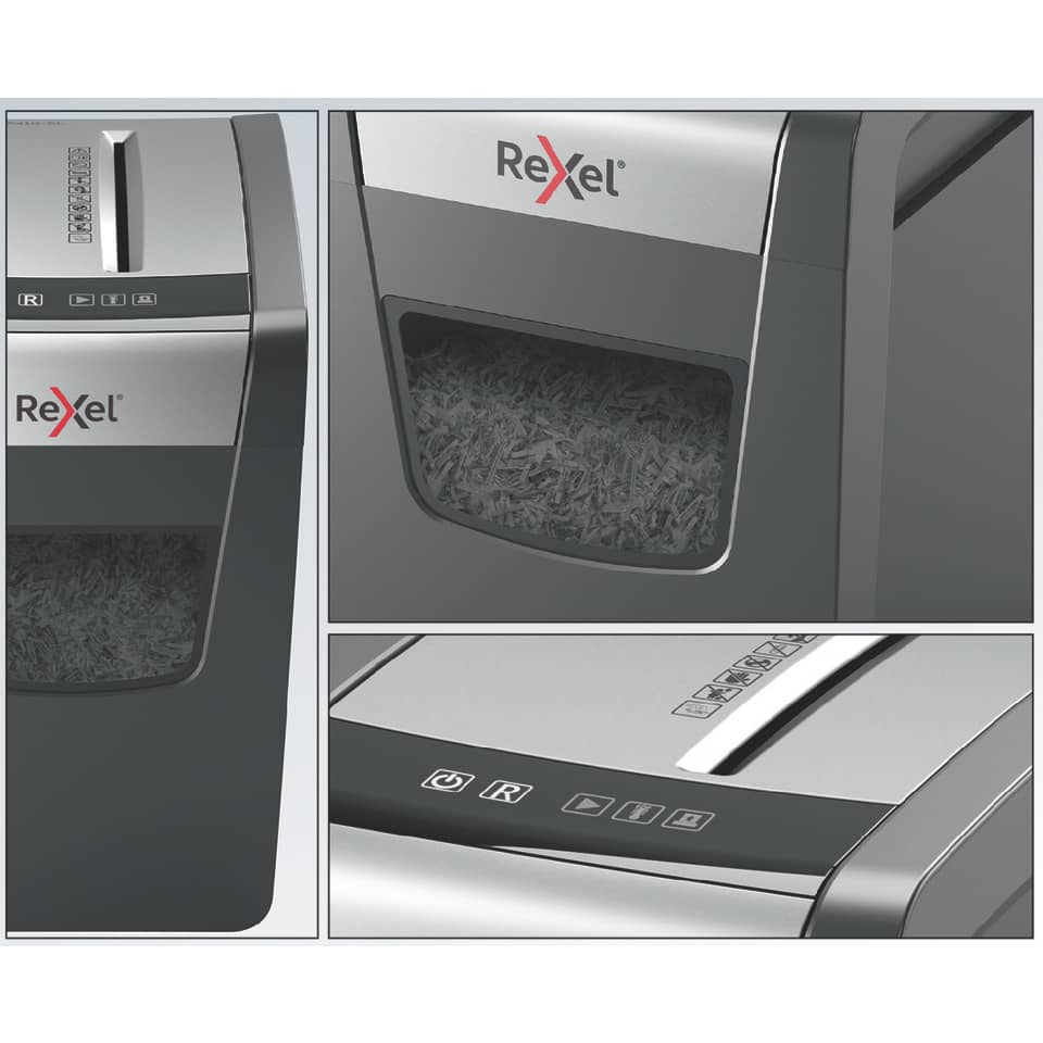 Distruggidocumenti uso moderato Rexel Momentum X312-SL Slimline - P-3 - 23 L taglio a frammenti 5x42 mm - 2104574EU