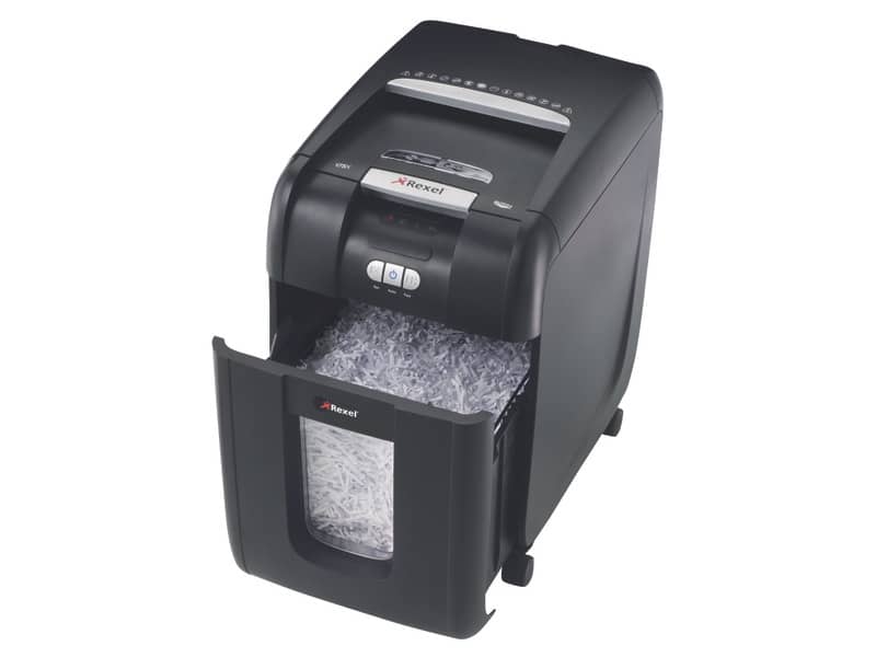 Distruggidocumenti ad alimentazione automatica Rexel Auto+200X P-4 32 L taglio a frammenti 4x40 mm - 2103175EU
