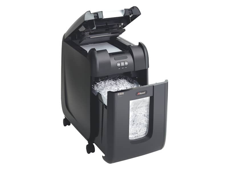 Distruggidocumenti ad alimentazione automatica Rexel Auto+200X P-4 32 L taglio a frammenti 4x40 mm - 2103175EU