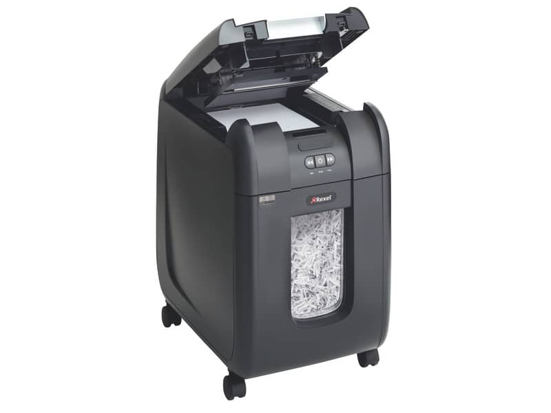 Distruggidocumenti ad alimentazione automatica Rexel Auto+200X P-4 32 L taglio a frammenti 4x40 mm - 2103175EU