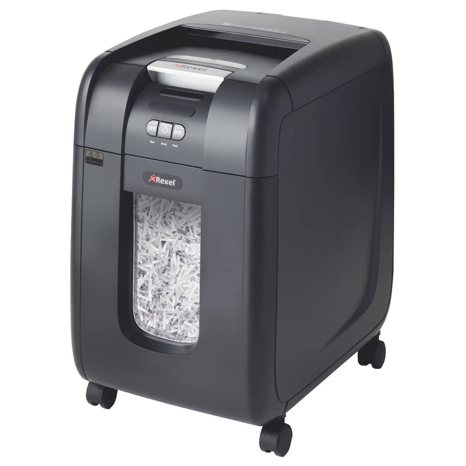Distruggidocumenti ad alimentazione automatica Rexel Auto+200X P-4 32 L taglio a frammenti 4x40 mm - 2103175EU