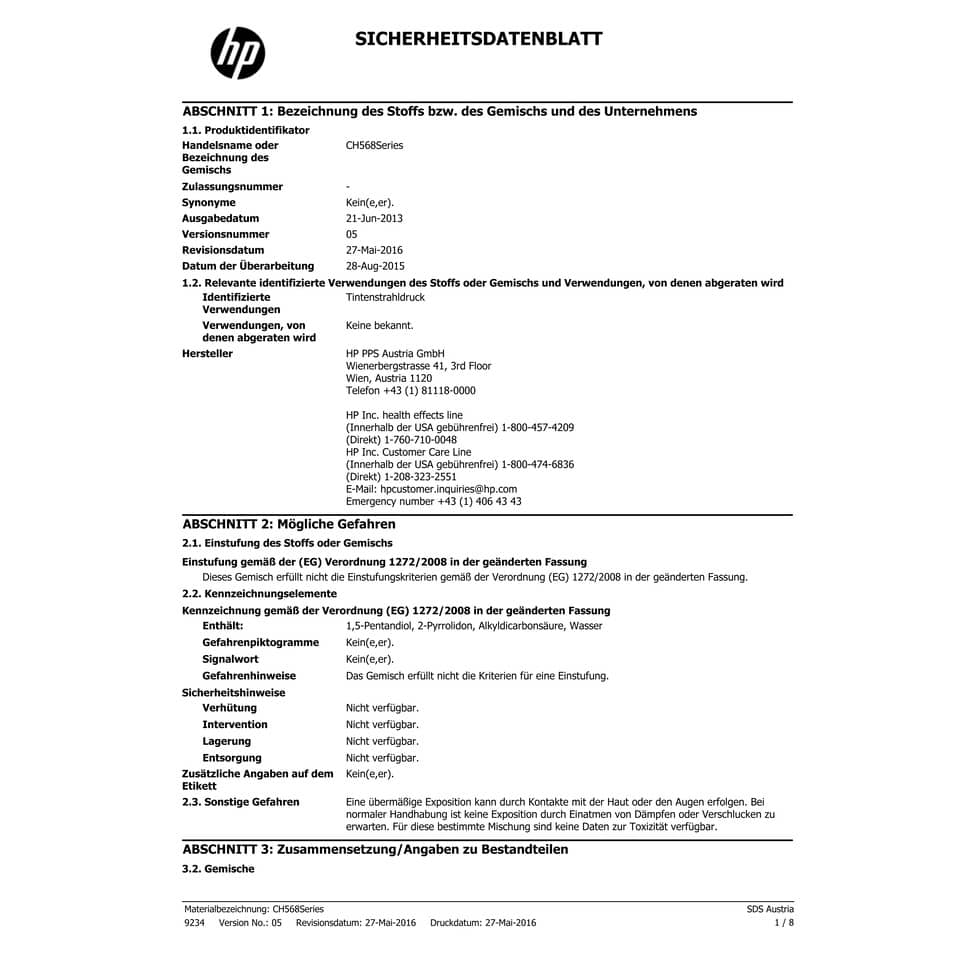 Cartuccia inkjet 82 HP giallo  CH568A