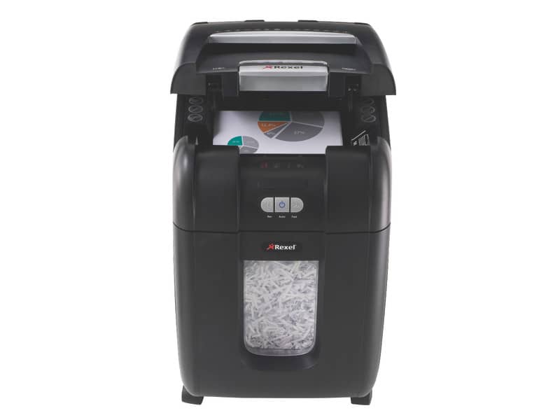 Distruggidocumenti ad alimentazione automatica Rexel Auto+200X P-4 32 L taglio a frammenti 4x40 mm - 2103175EU
