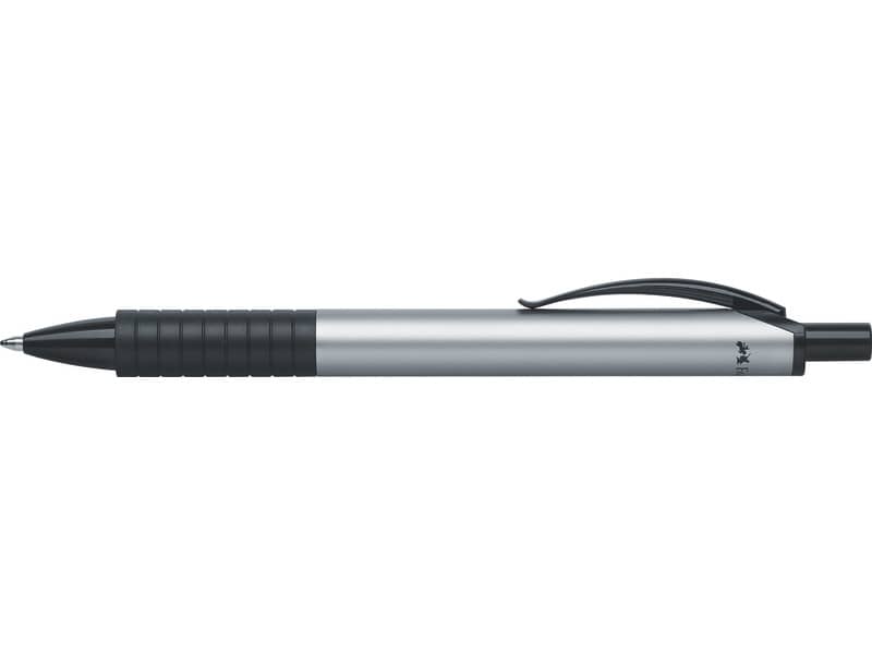 Penna a sfera a scatto Faber-Castell Basic M argento 143411