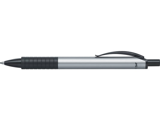 Penna a sfera a scatto Faber-Castell Basic M argento 143411