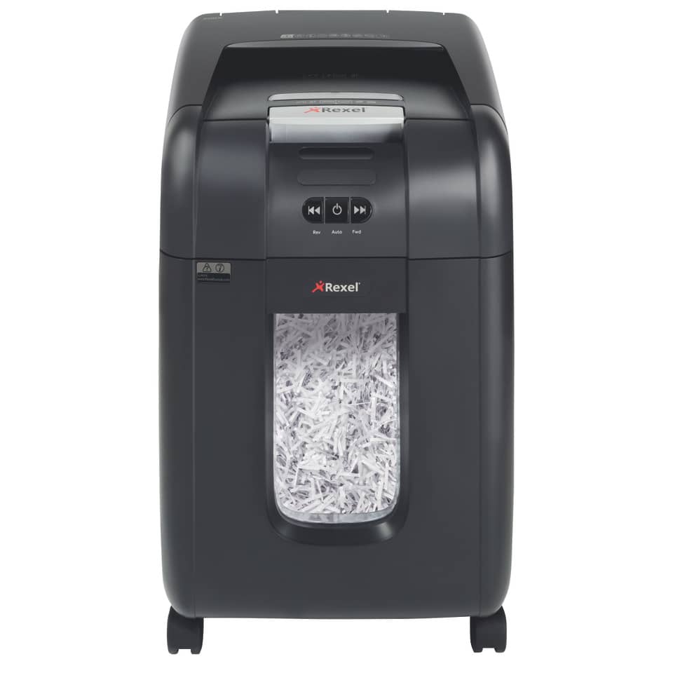 Distruggidocumenti ad alimentazione automatica Rexel Auto+200X P-4 32 L taglio a frammenti 4x40 mm - 2103175EU
