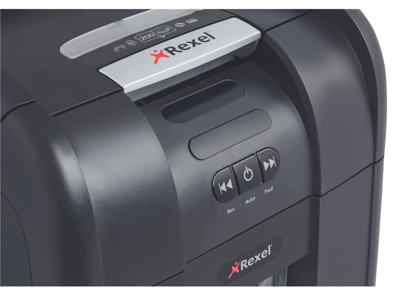 Distruggidocumenti ad alimentazione automatica Rexel Auto+200X P-4 32 L taglio a frammenti 4x40 mm - 2103175EU